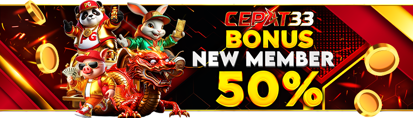 BONUS NEW MEMBER SLOT 50%